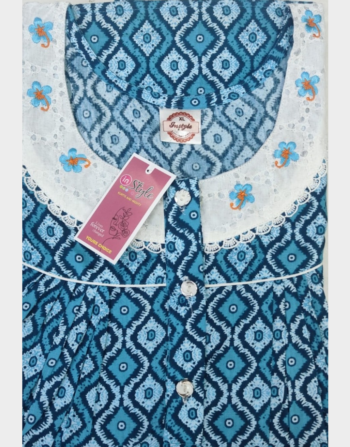 Cotton Embroidery Nighty (COD3)