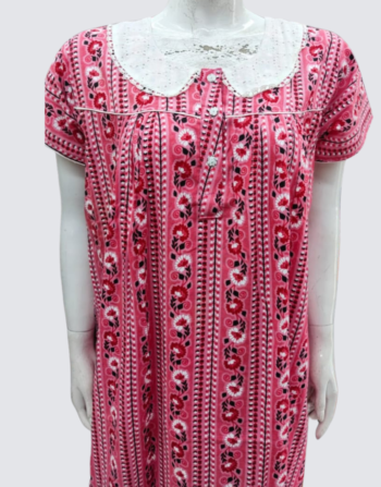 Cotton Peter Pan Collar Nighty (COD1)
