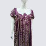 Cotton Peter Pan Collar Nighty COD3