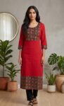 Sanganeri Block-Print Kurti ( SPK001)